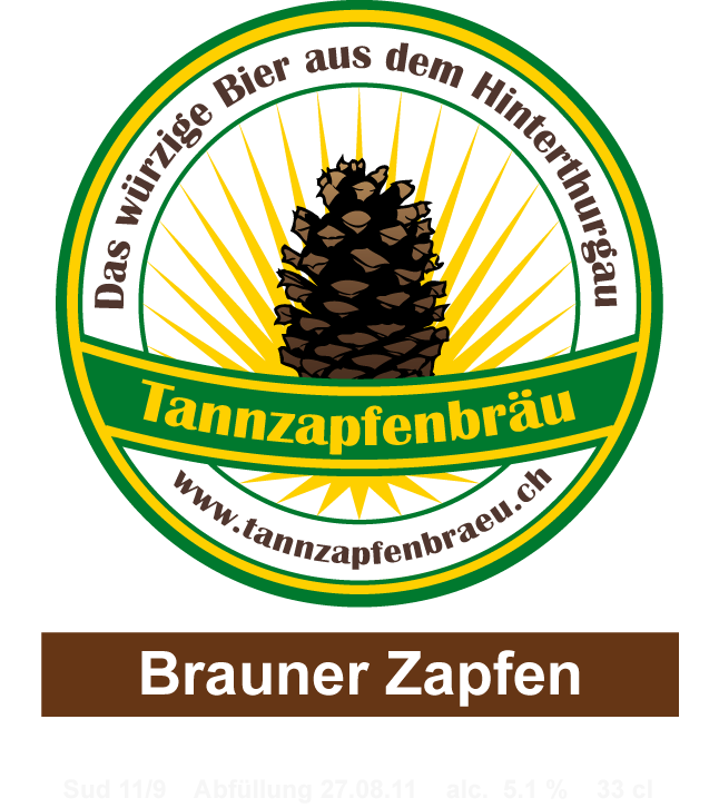 Brauner Zapfen
